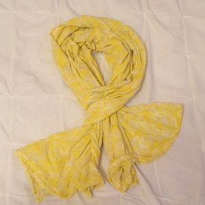Transparent Yellow Scarf